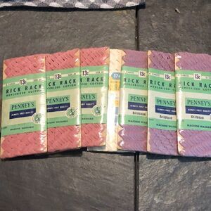 Vintage Penney’s rick rack lot of 7